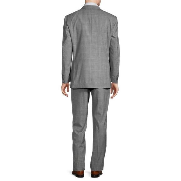 ✨Ermenegildo Zegna/SAKS FIFTH AVENUE Pinstriped Wool/Silk SZ 40L Suit✨ - Picture 2 of 14